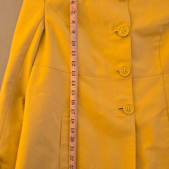 Sunshine Yellow Talbots Women's Petites Size 12 Swing Jacket Blazer Excellent! - Picture 2 of 15